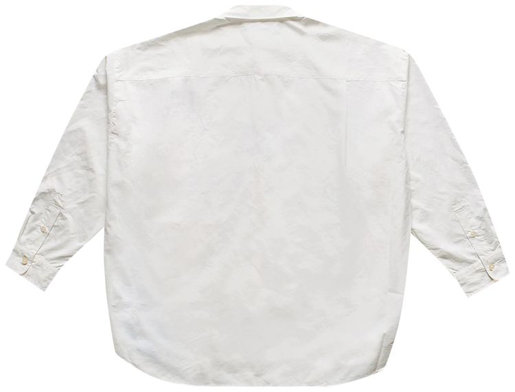 Neighborhood Long Sleeve Overshirt White