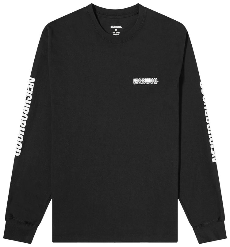 Neighborhood NH 1 Long Sleeve Tee Black