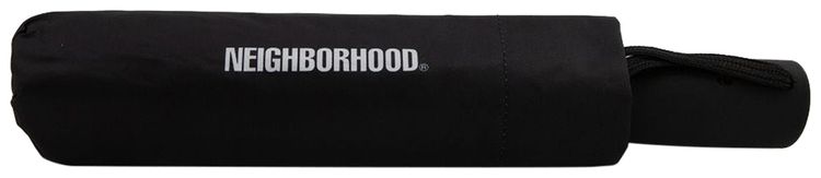 Neighborhood Tigerprint Folding Umbrella Black