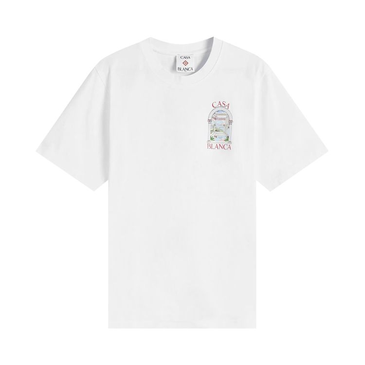 Casablanca Le Passage Printed T Shirt White