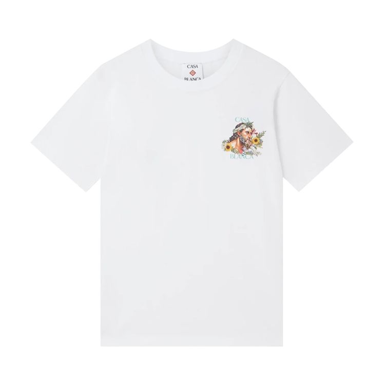 Casablanca Celebration Du Sport Printed T Shirt White