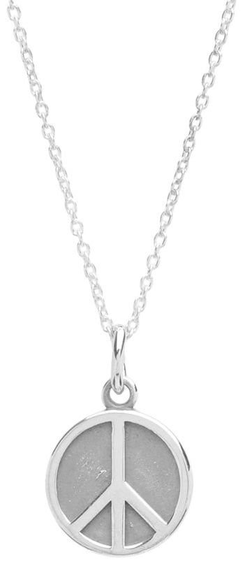 Needles Peace Pendant Silver