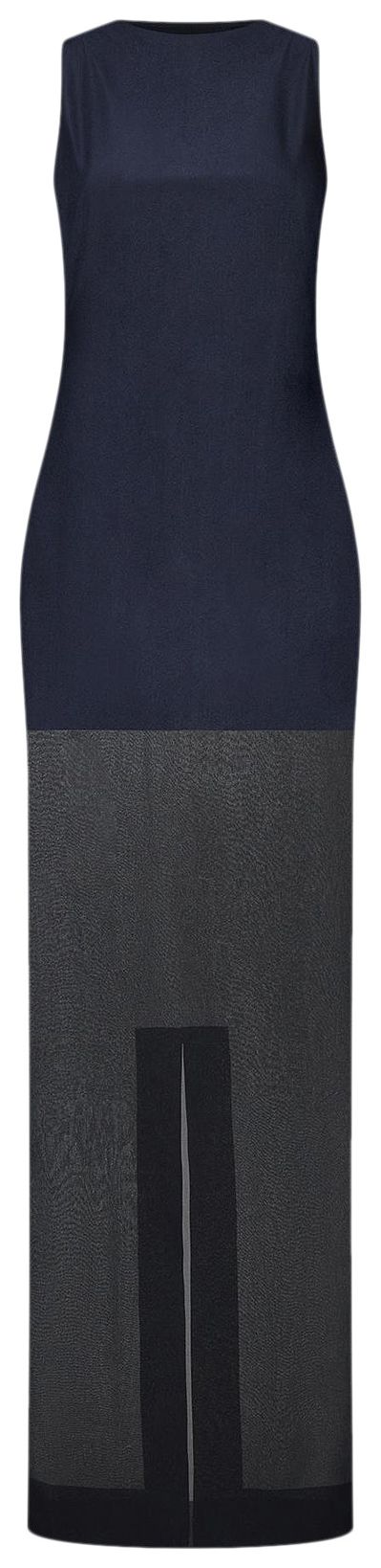 Jacquemus Banista Long Dress Dark Navy