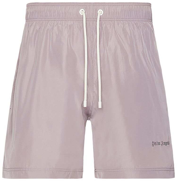 Palm Angels Classic Logo Swim Shorts Lilac