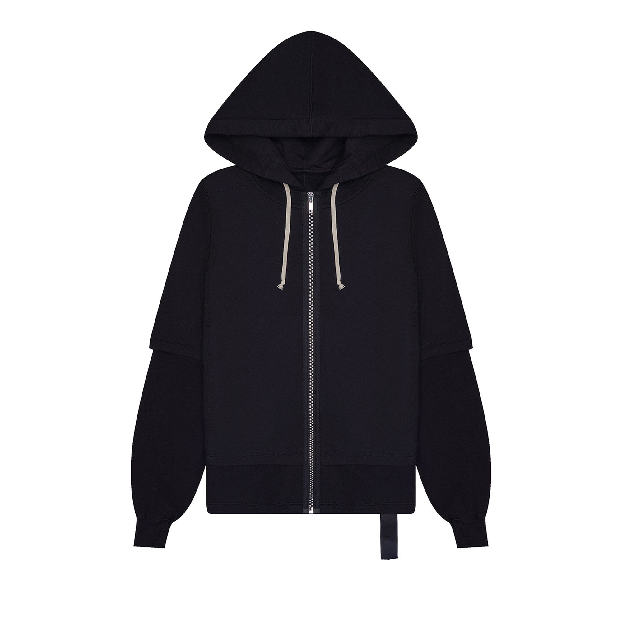 トップス Rick Owens DRKSHDW ZIPPED HUSTLER HOODIE Zipped Hustler Hoodie in Black – SVRN