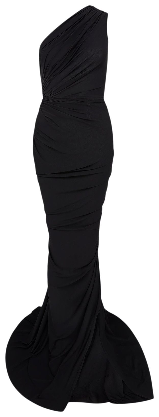 Rick Owens Lilies Fog Gown Dress Black
