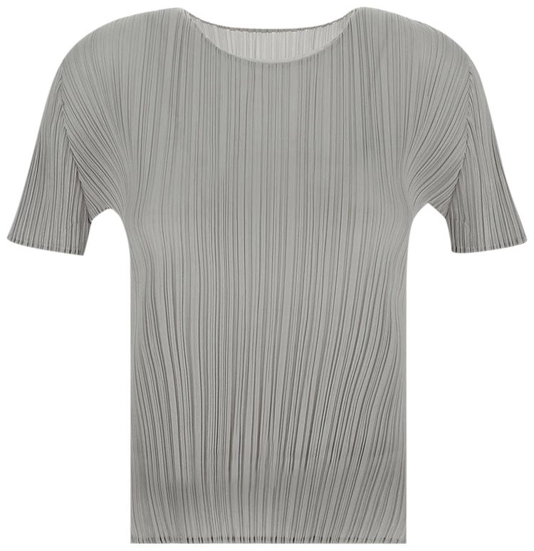 Pleats Please Issey Miyake Basic Shirt Grey