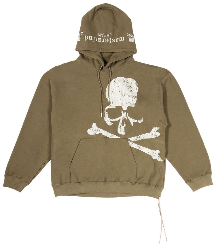 Mastermind World Reflective Skull Hoodie Olive