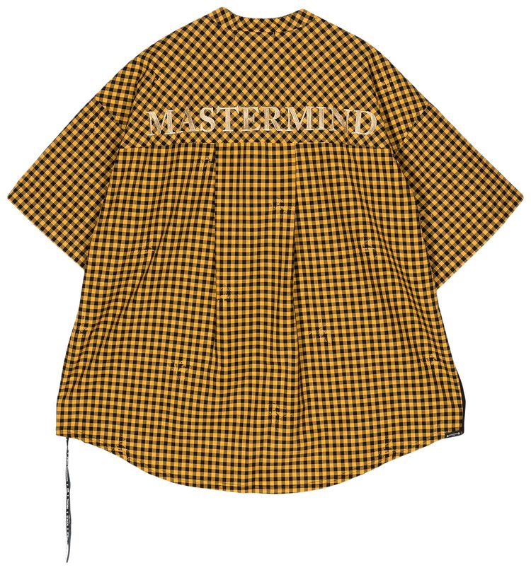 Mastermind World Combined Check Tee BlackYellow Check