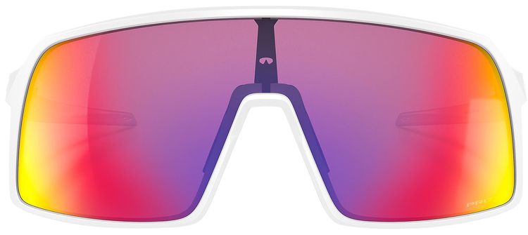 Oakley Sutro Sunglasses Low Bridge Fit Matte WhitePrizm Road