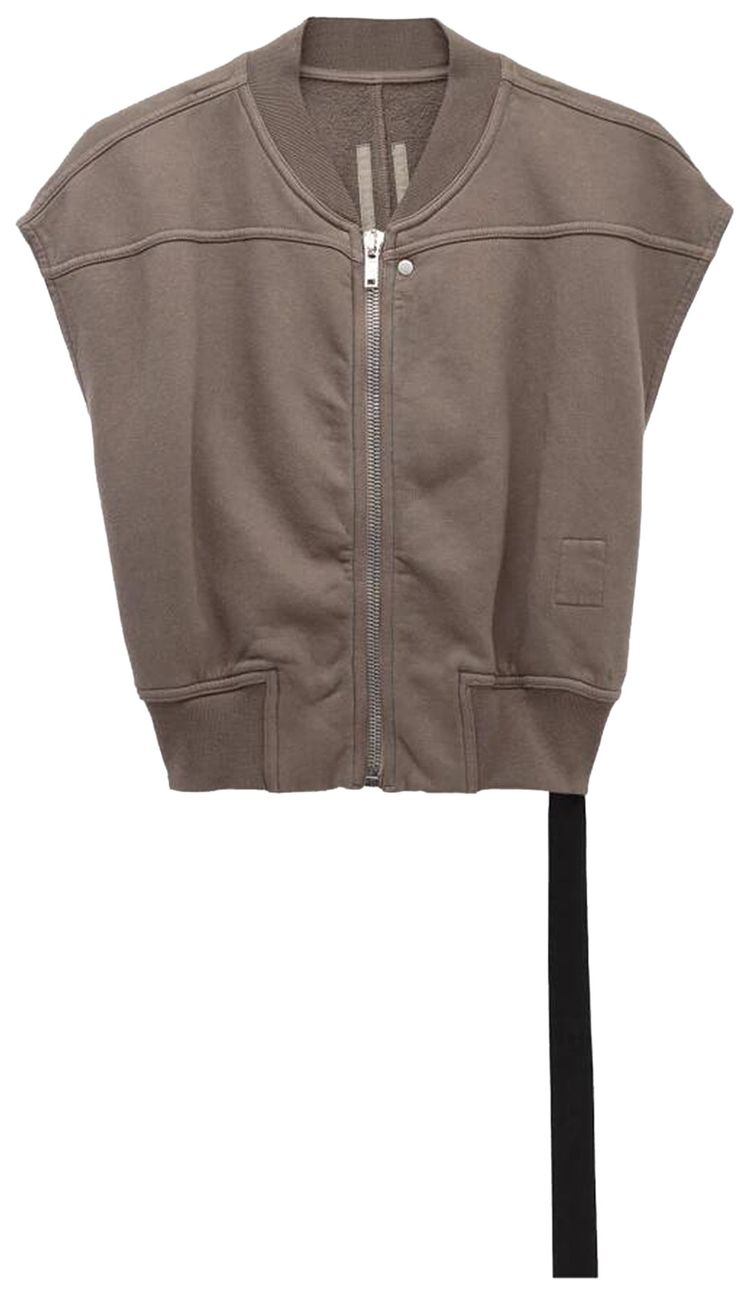 Rick Owens DRKSHDW Babel Tatlin Sleeveless Bomber Dust