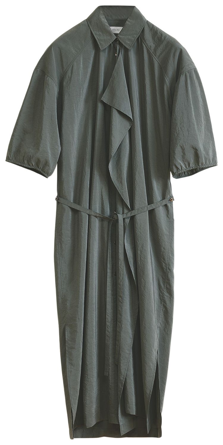 Lemaire Asymmetrical Shirt Dress Ash Grey