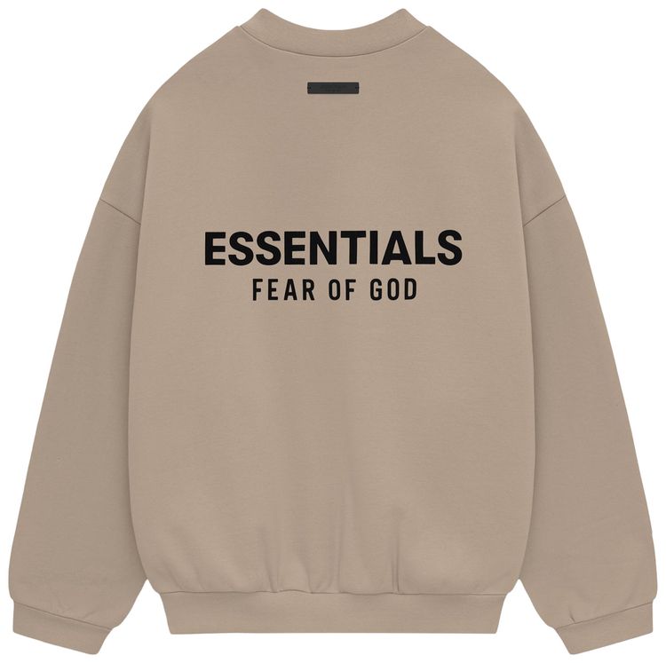 Fear of God Essentials Fleece Crewneck II Desert Sand