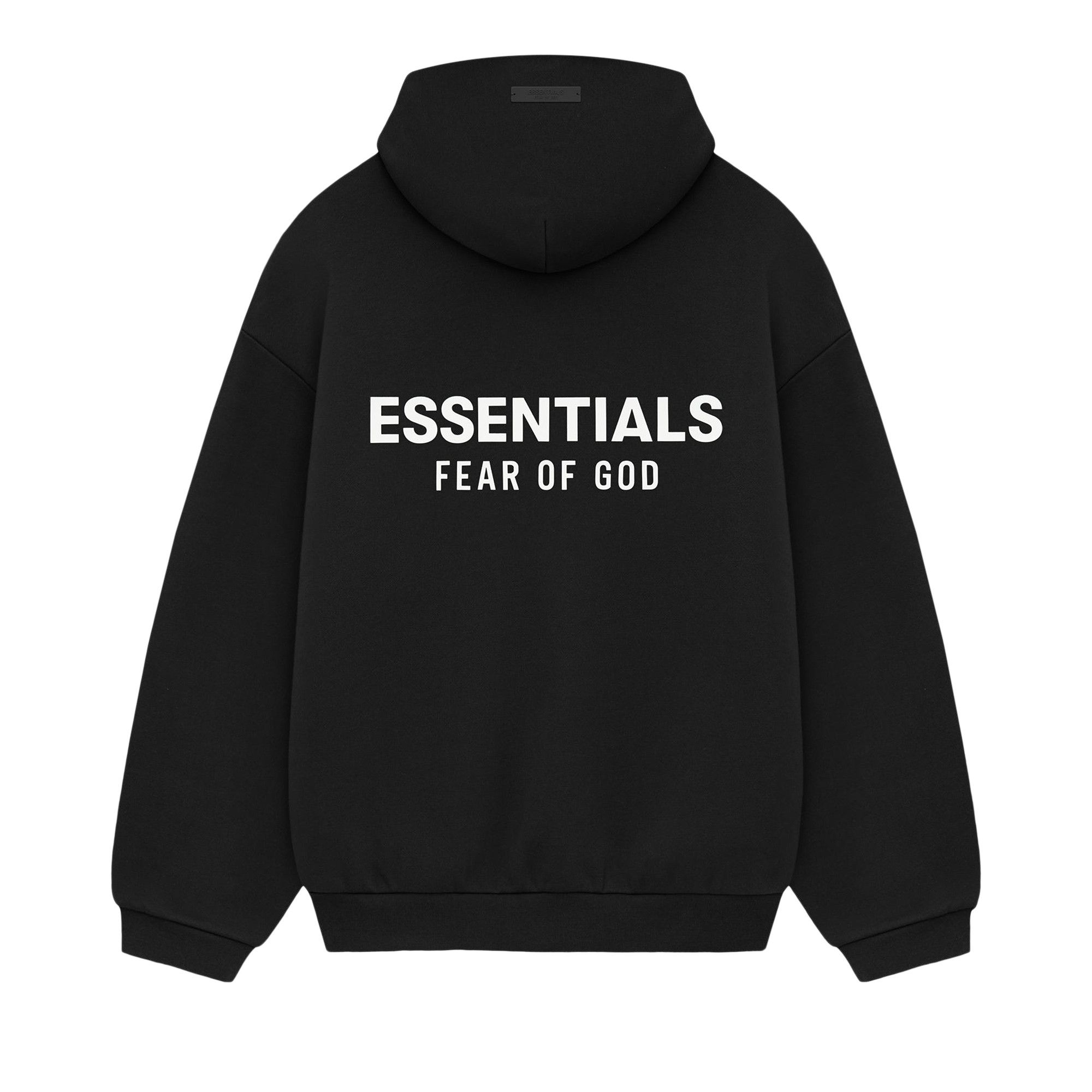Buy Fear of God Essentials Fleece Hoodie II 'Black