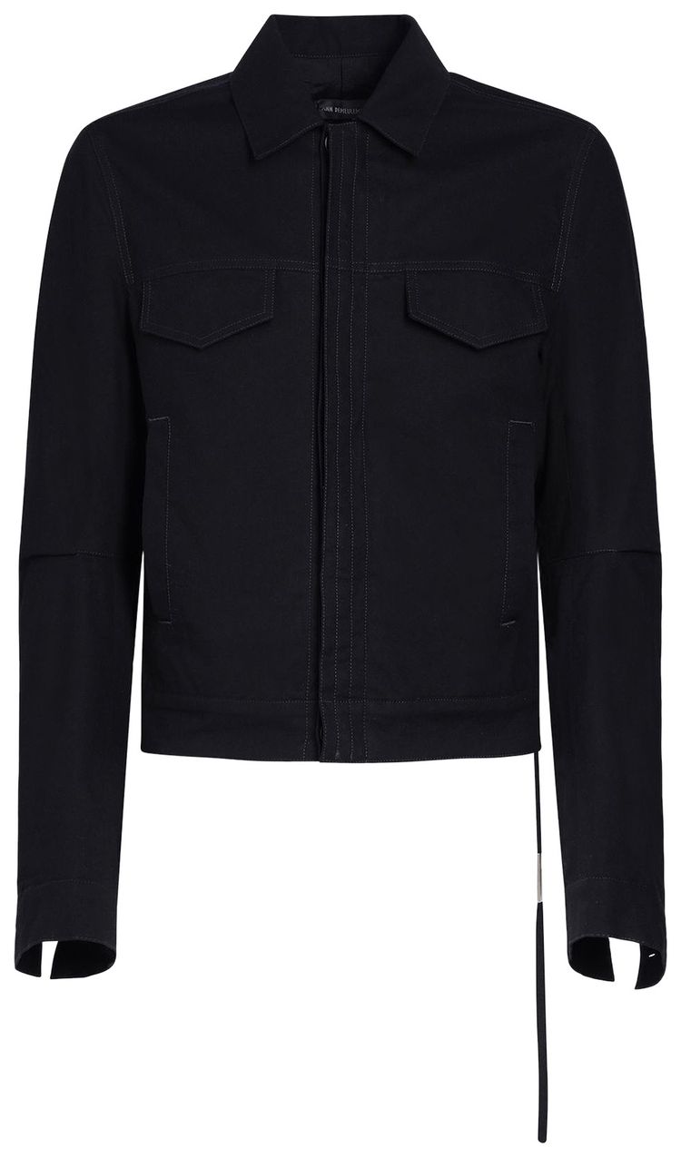 Ann Demeulemeester Terus 5 Pocket Fitted Blouson Black