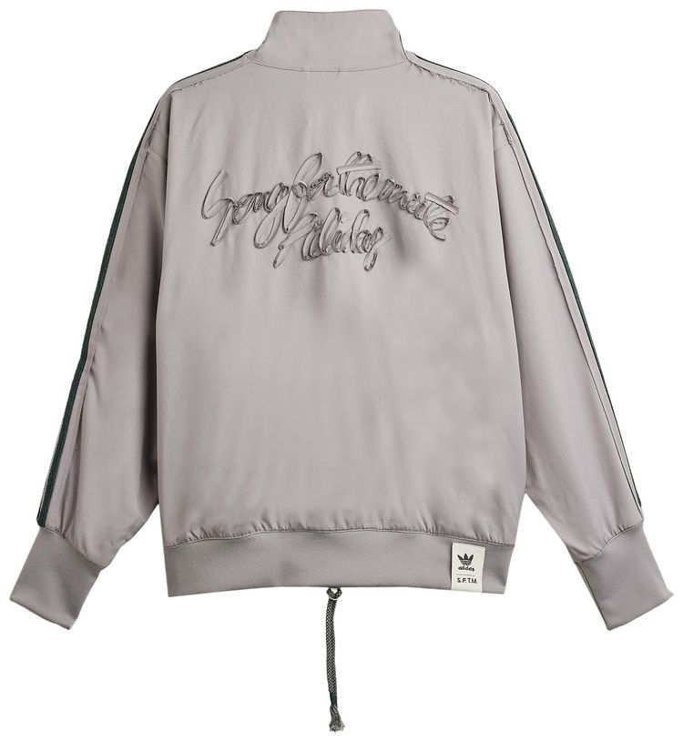 adidas x SFTM Jacket Dove GreyCollegiate Green