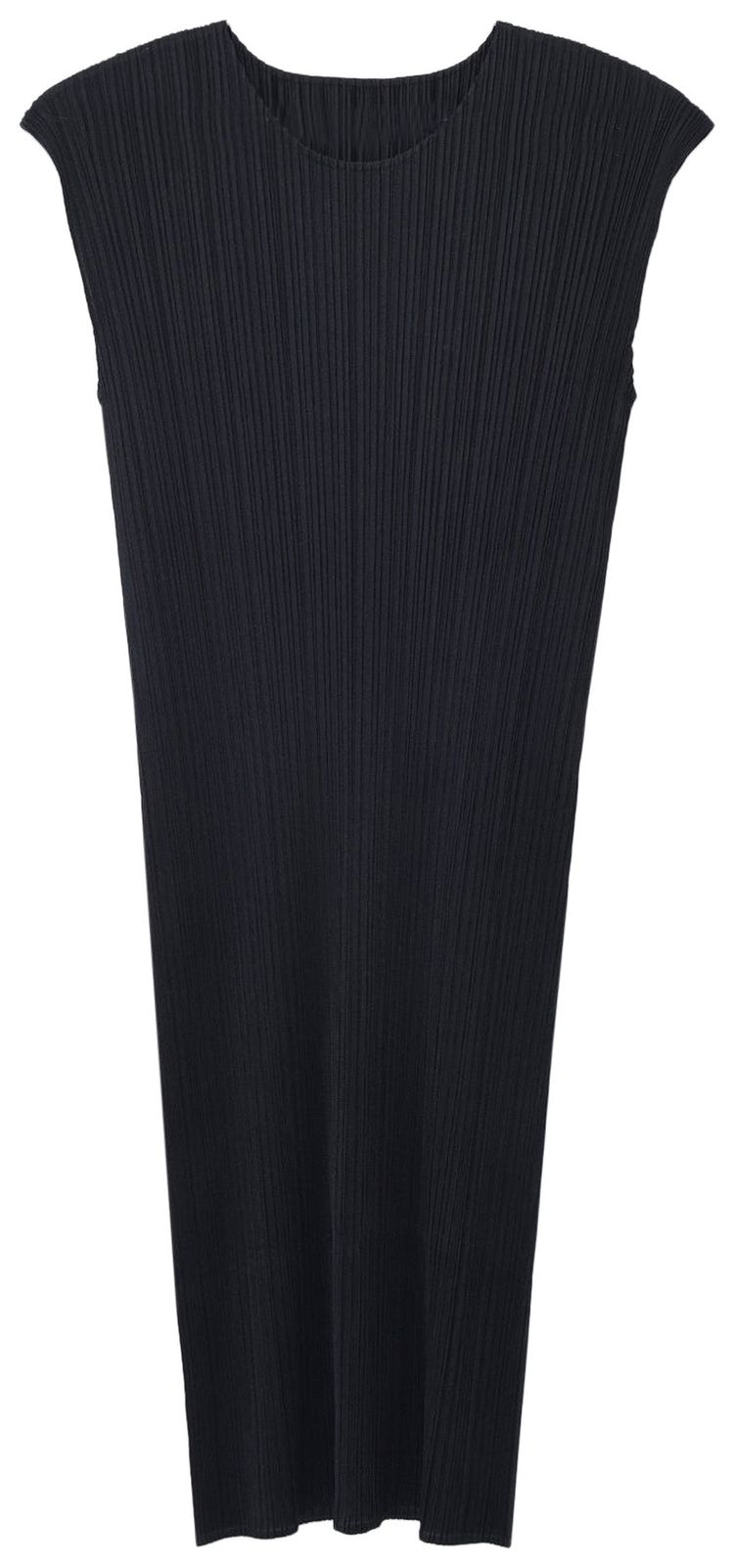 Pleats Please Issey Miyake Basics Dress Black