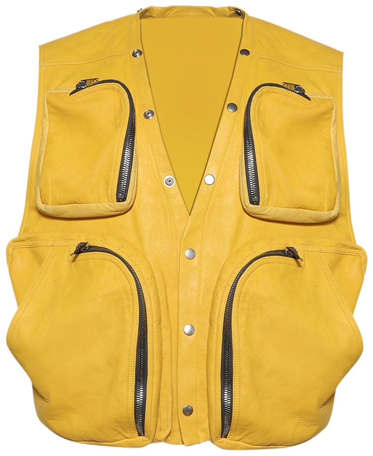 Rick Owens Cargo Vest Lemon