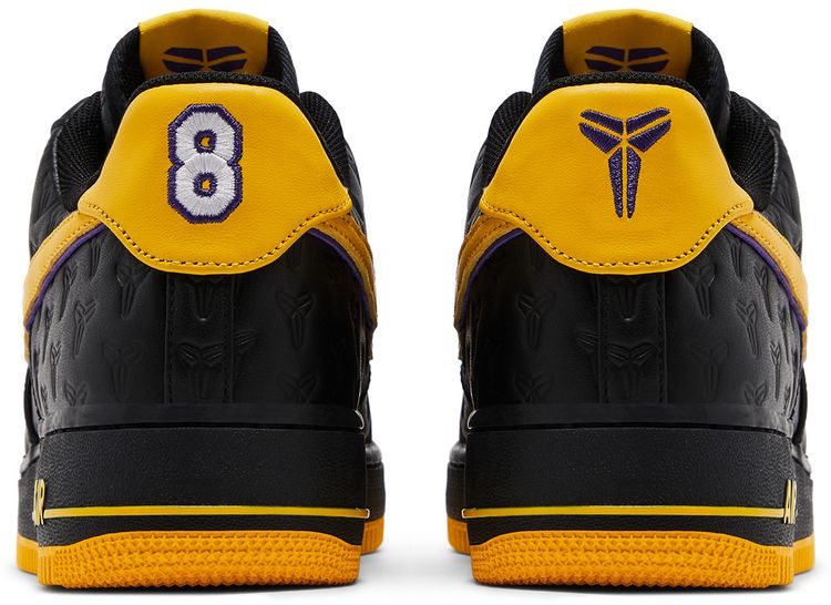 Kobe Bryant x Air Force 1 Low Lakers Away   Numbered
