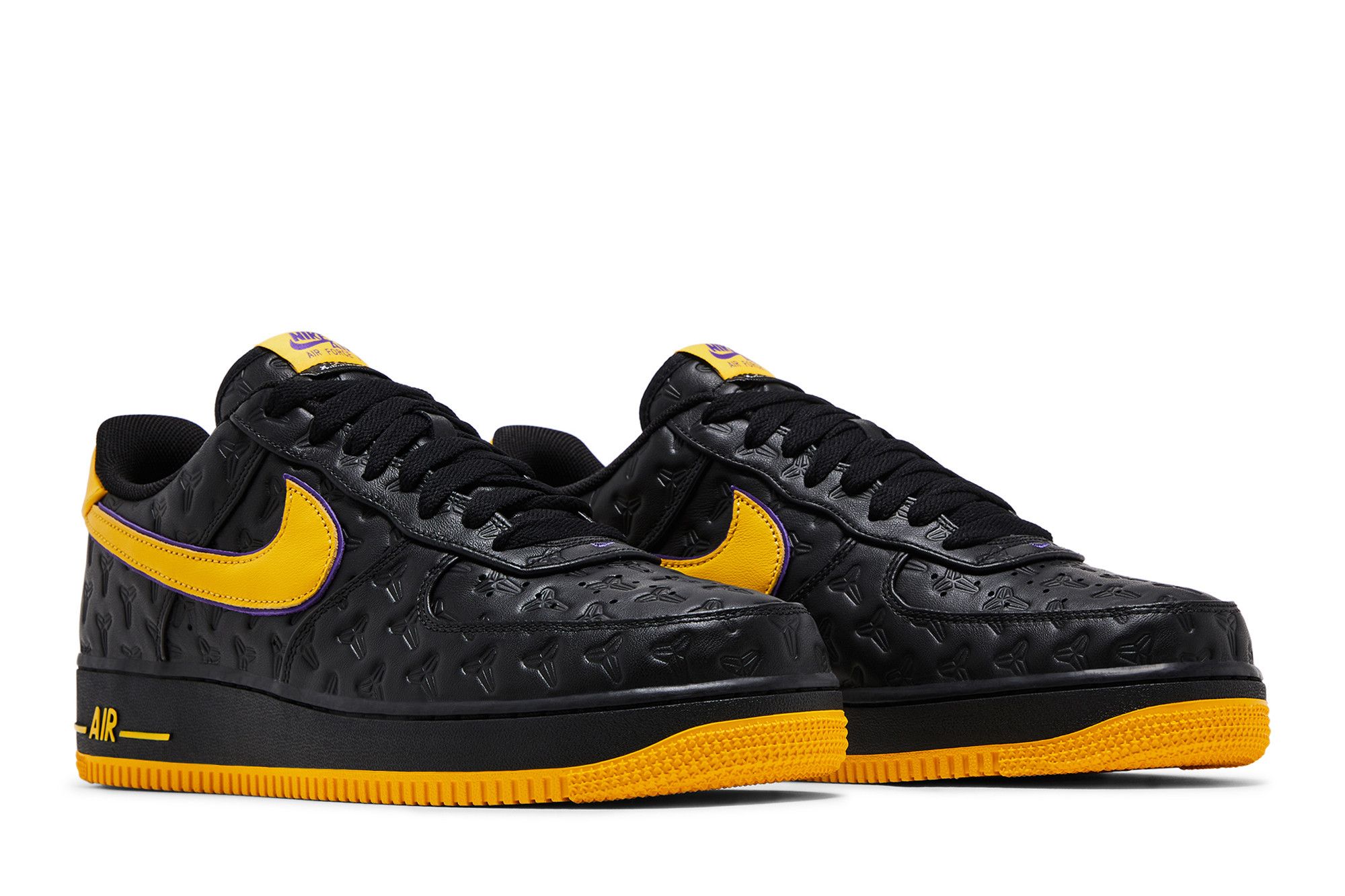 Buy Kobe Bryant x Air Force 1 Low 'Lakers Away - Numbered
