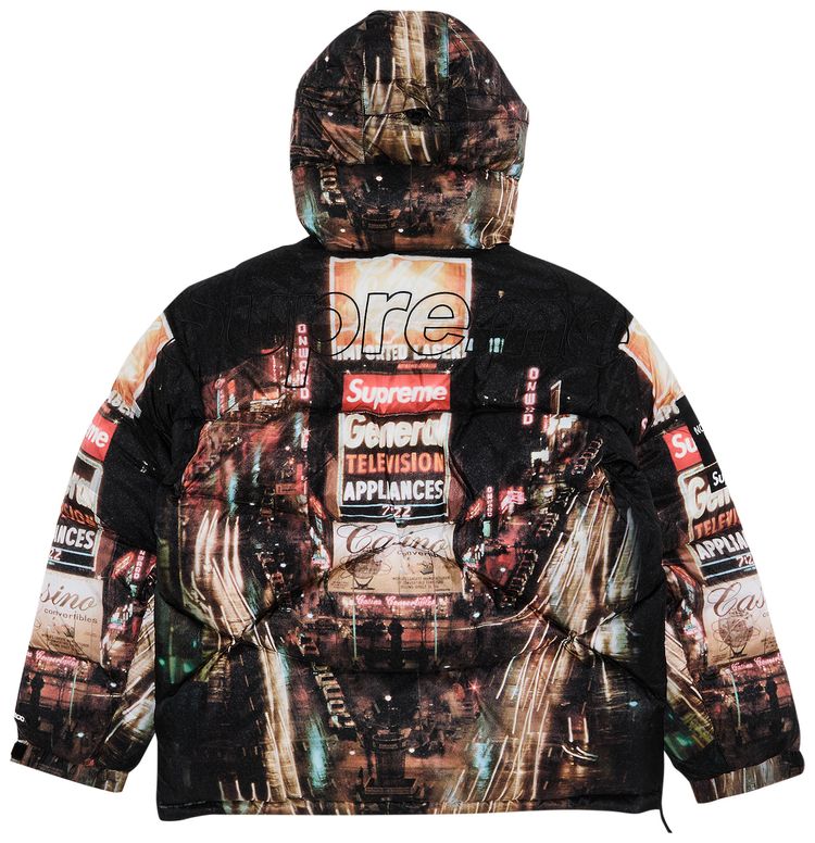 Supreme x The North Face 800 Fill Half Zip Hooded Pullover Times Square