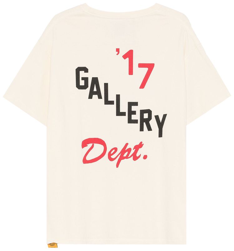 Gallery Dept Boxing Merch Tee Cream