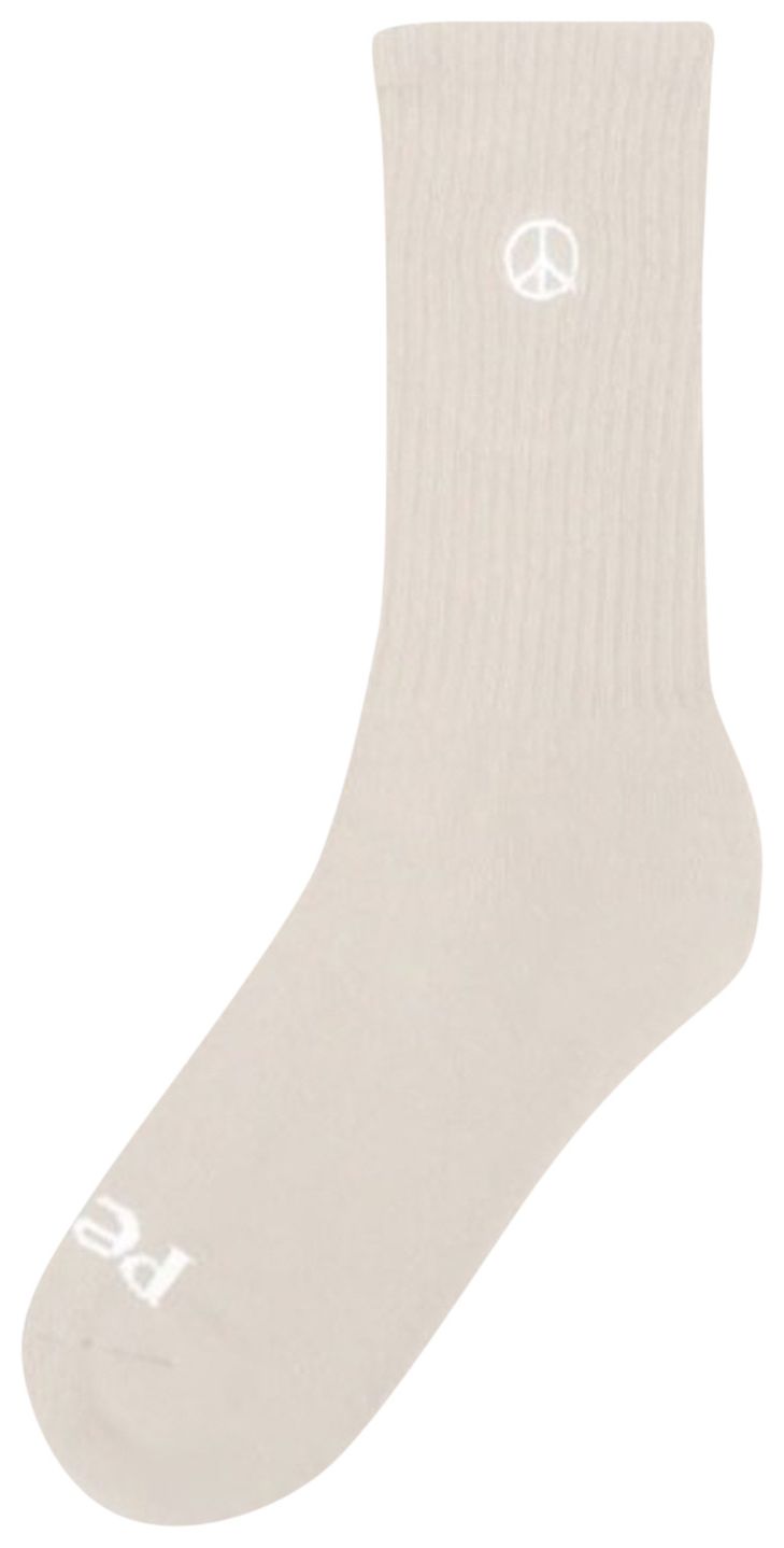 Museum of Peace  Quiet Icon Socks Bone