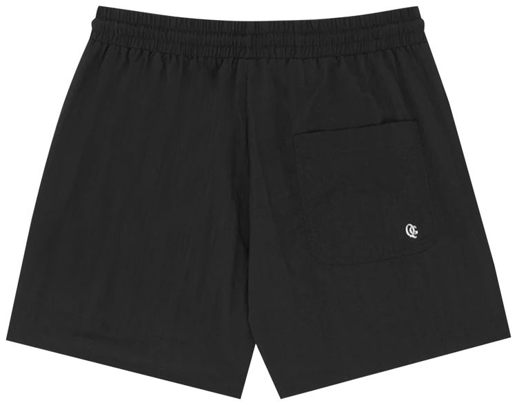Quiet Golf Typeface Shorts Black