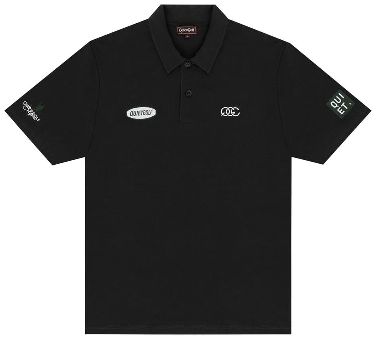 Quiet Golf Tour Polo Black