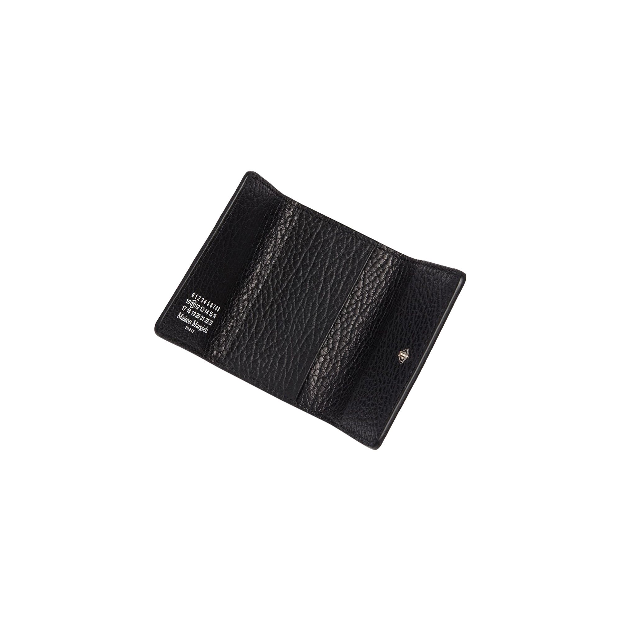 小物 MAISON MARGIELA S36UI0416 Leather wallet Buy Maison Margiela Trifold Wallet 'Black' - S36UI0416 P4455