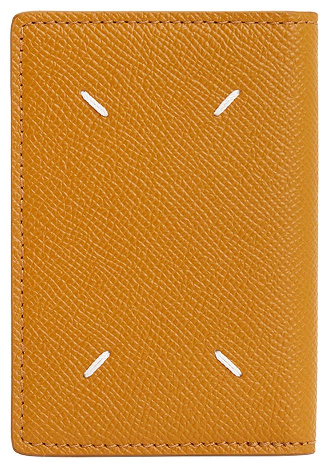Maison Margiela Bifold Card Holder Mustard