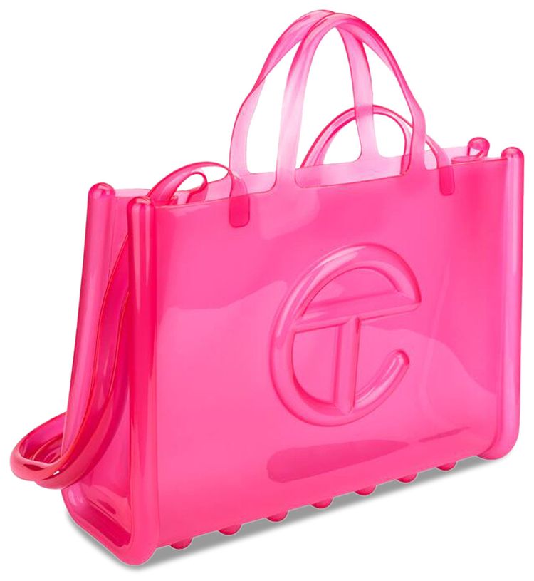 Telfar x Melissa Large Jelly Shopper Pink