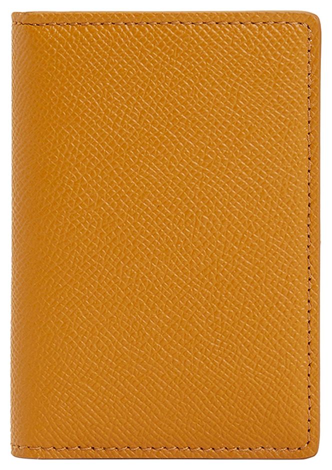 Maison Margiela Bifold Card Holder Mustard