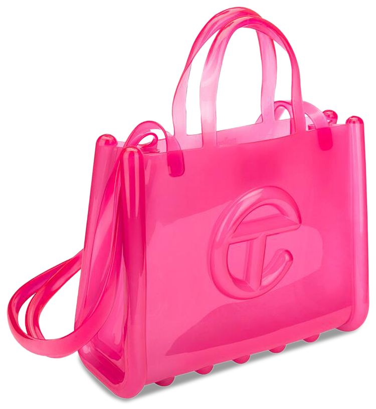 Telfar x Melissa Medium Jelly Shopper Pink
