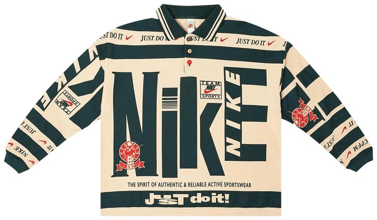 Nike x Cactus Plant Flea Market Long Sleeve Polo Natural