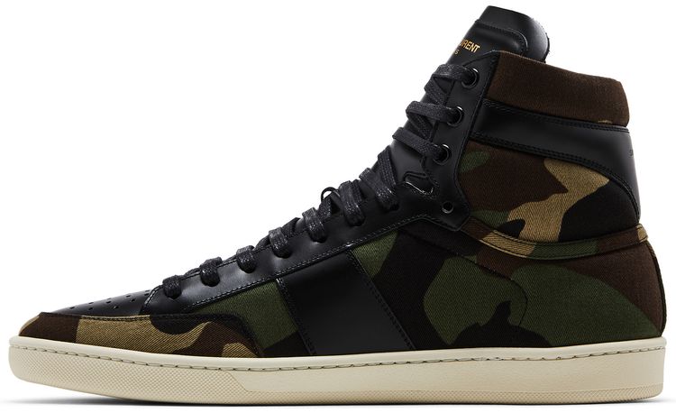 Saint Laurent SL 10 Military High Khaki Camo