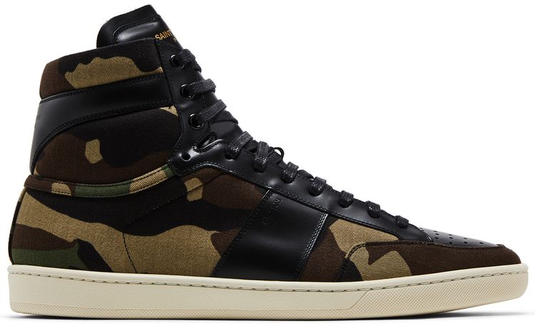 Saint Laurent SL 10 Military High Khaki Camo