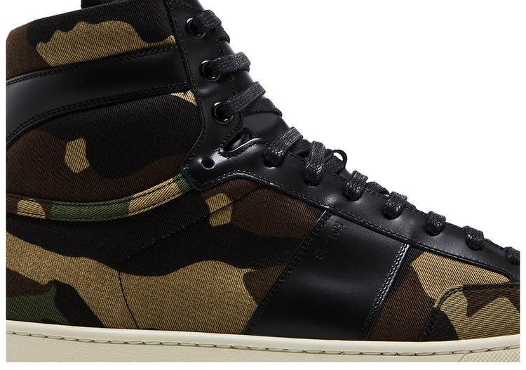 Saint Laurent SL 10 Military High Khaki Camo