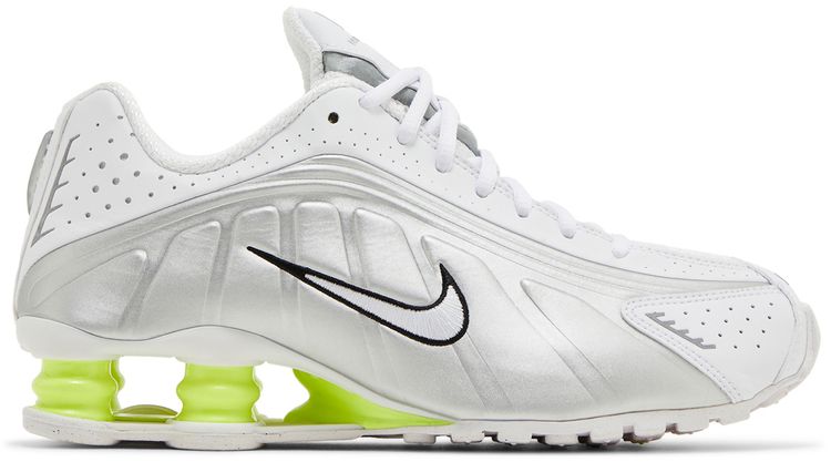 Nike Wmns Shox R4 White Metallic Silver
