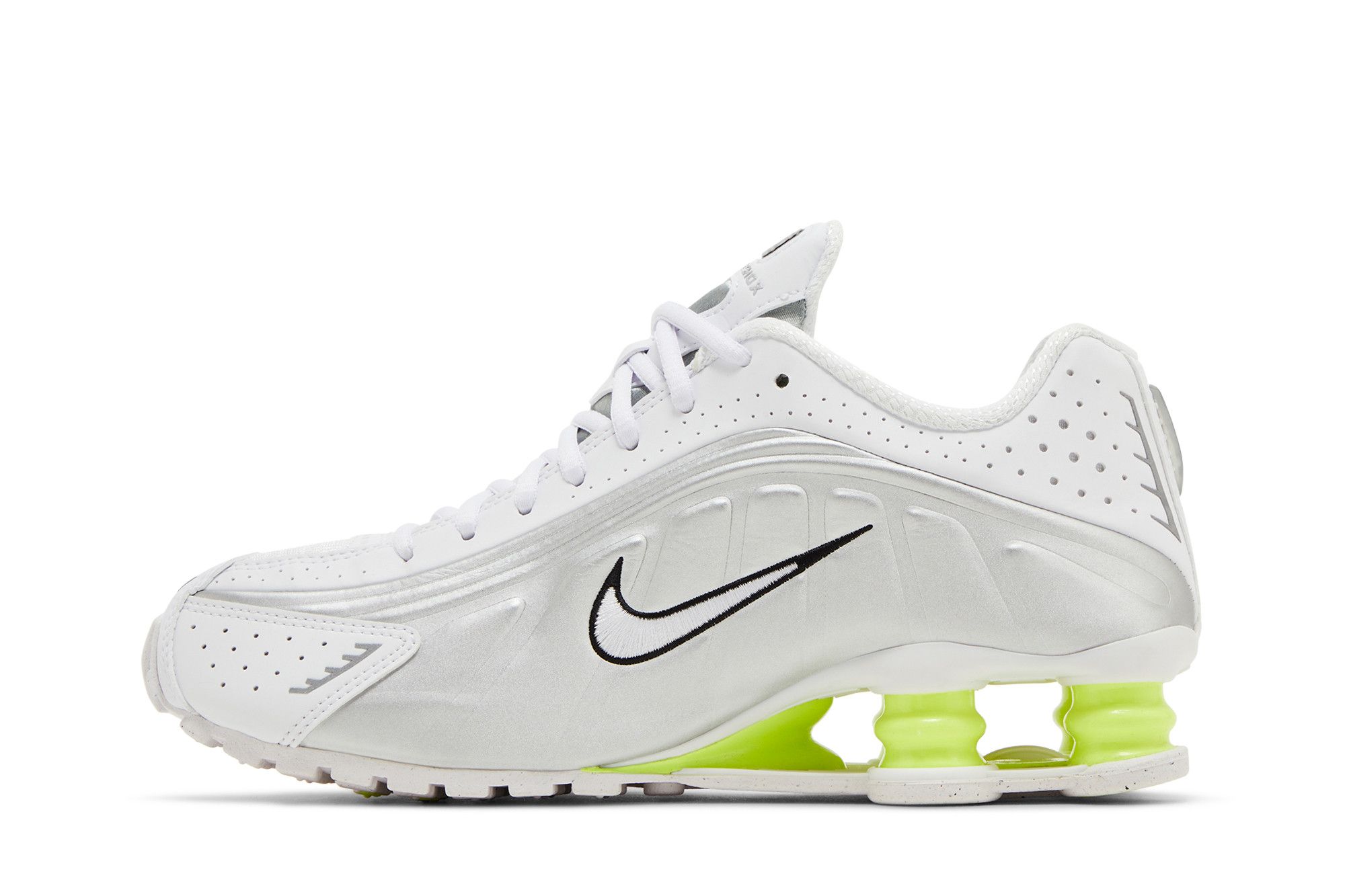 Buy Nike Wmns Shox R4 'White Metallic Silver' - AR3565 102 | GOAT