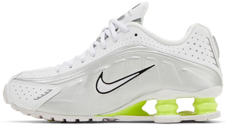 Nike Wmns Shox R4 White Metallic Silver