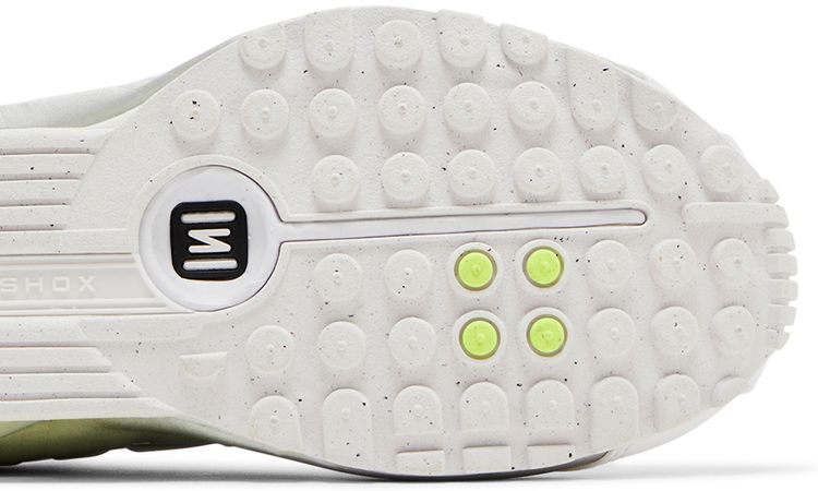 Nike Wmns Shox R4 White Metallic Silver