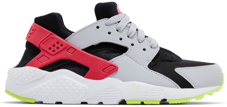 Nike Huarache Run GS Black Rush Pink Grey