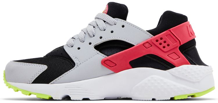 Nike Huarache Run GS Black Rush Pink Grey
