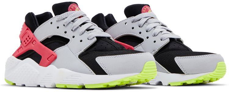Nike Huarache Run GS Black Rush Pink Grey