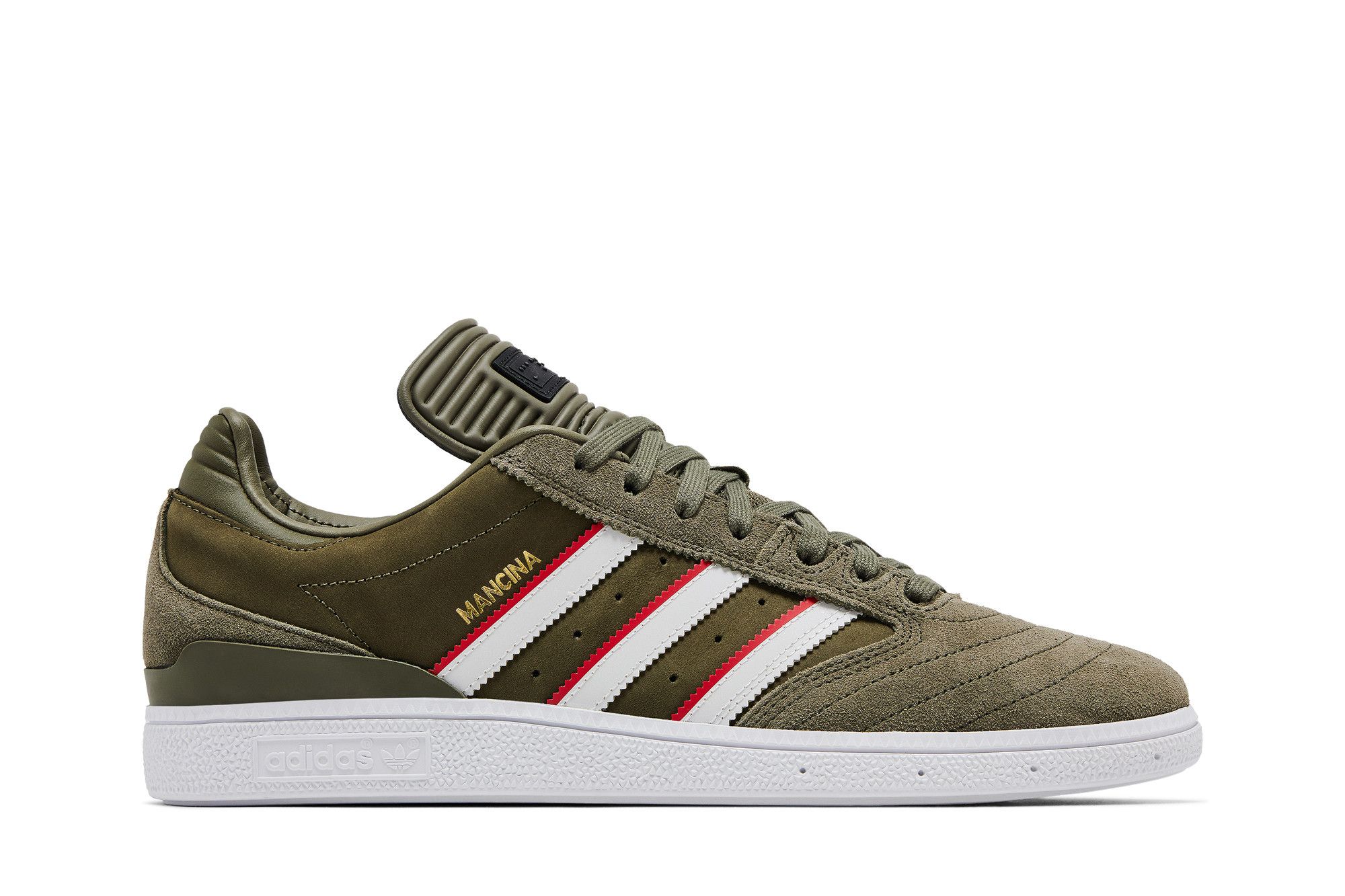 Buy Dan Mancina x adidas Busenitz 'Olive Strata Red' - ID3370 | GOAT
