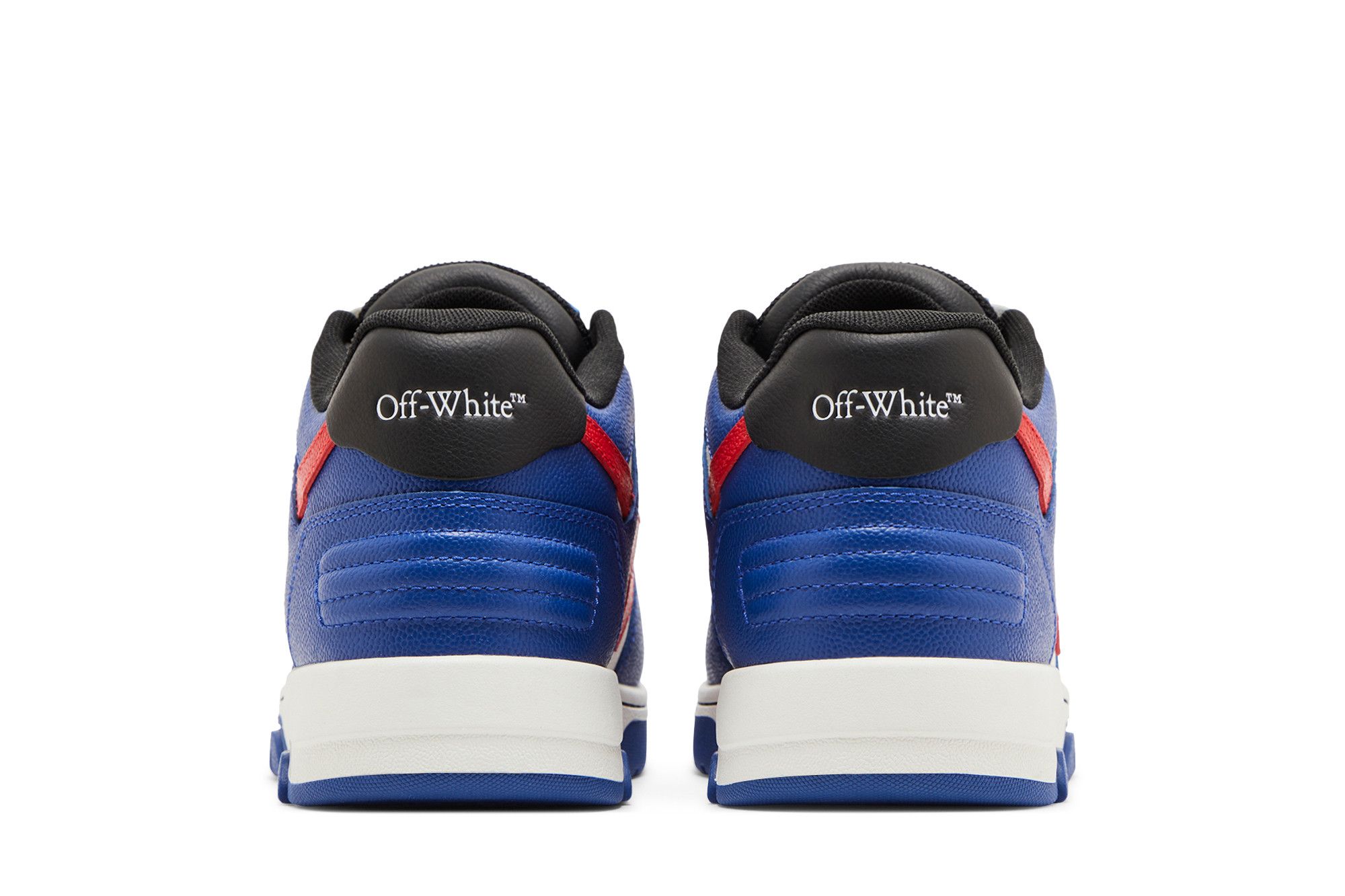 off white red and blue