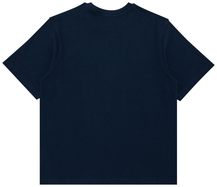 Casablanca Fibonacci Patch Oversized T Shirt Navy