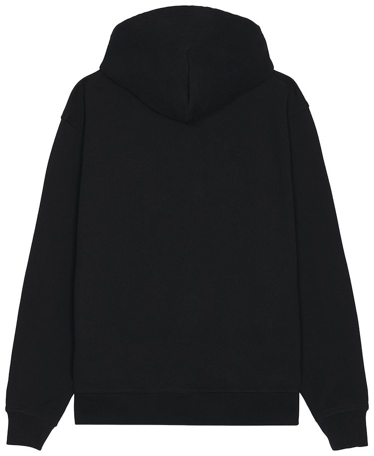 Burberry Check Label Zip Hoodie Black