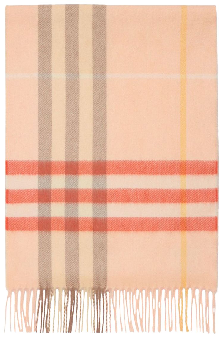 Burberry Check Cashmere Scarf Teacup
